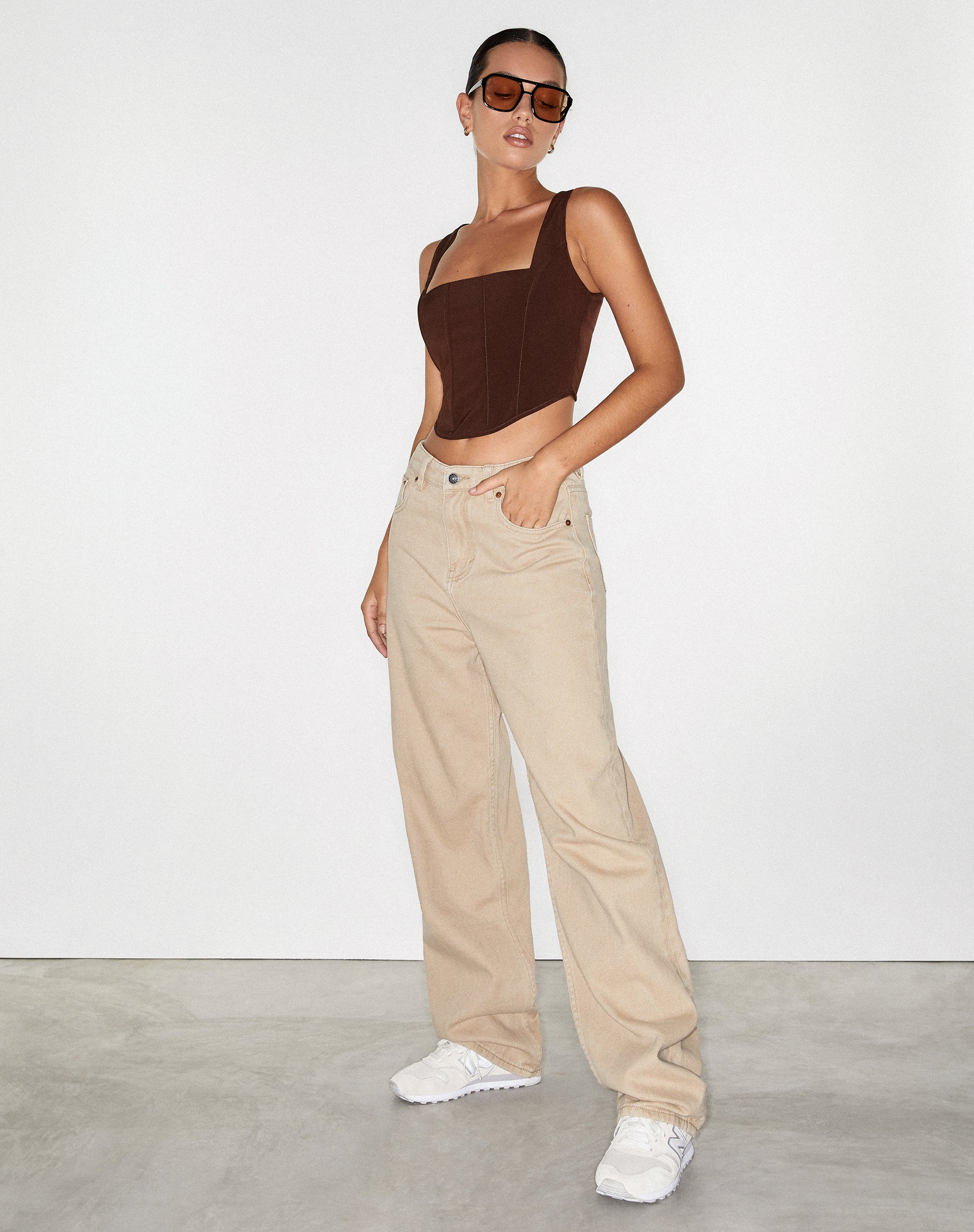 image de Parallel Jeans in Sand