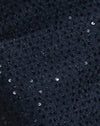 Tricot à paillettes noir