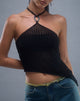 Image de Royani Halterneck Top in Black Knit