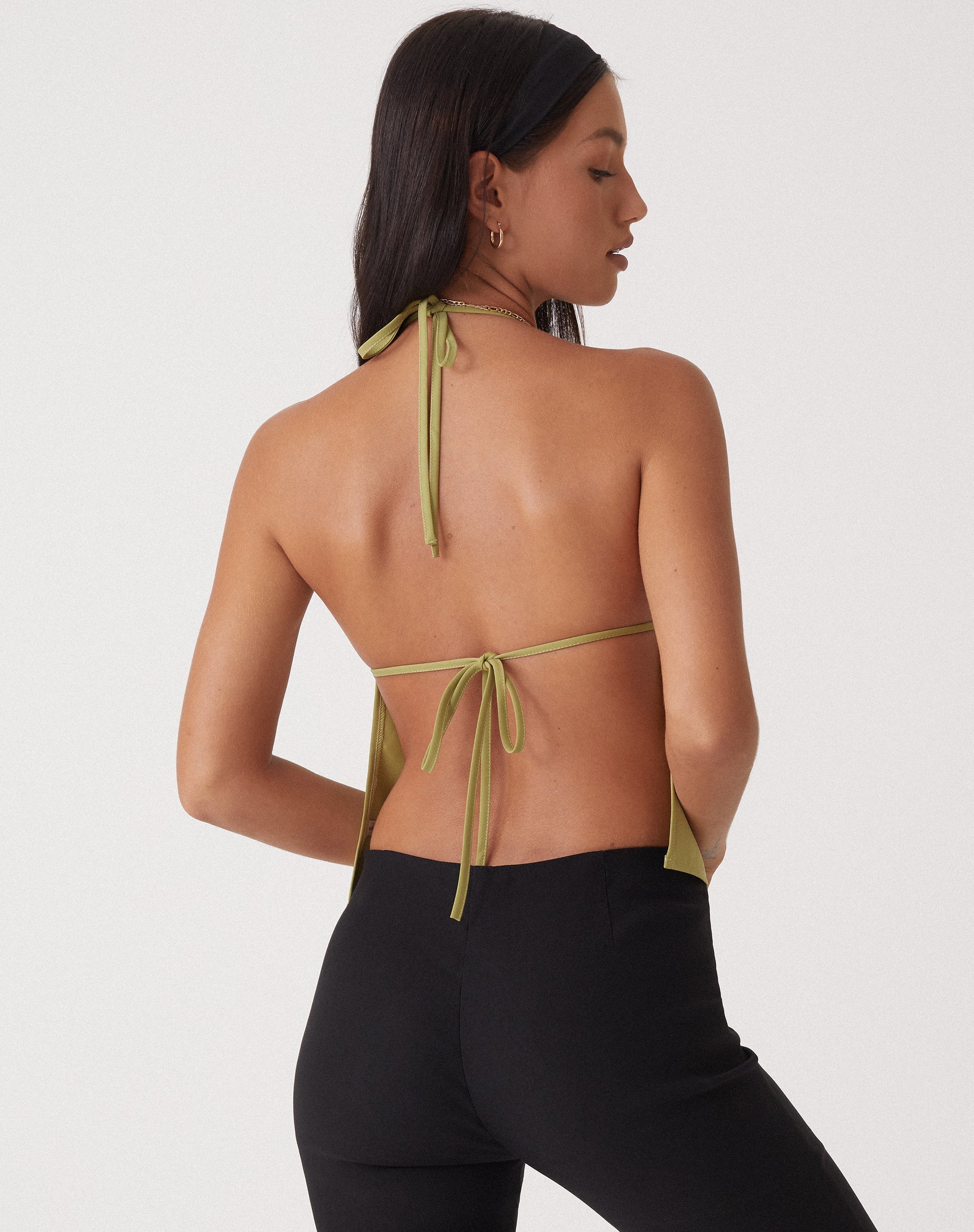 Image de MOTEL X OLIVIA NEILL Arun Butterfly Top in Tailoring Seafoam Green