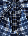 Tartan bleu foncé
