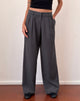 Image de Nailaka Low Rise Wide Leg Tailored Trouser in Dark Charcoal