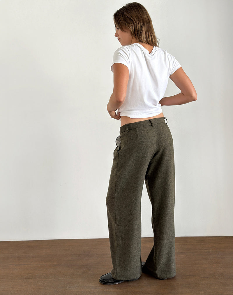 Image de Nailaka Tailored Trouser in Dark Taupe