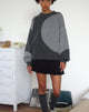 Image de Namari Jumper in Black and Charcoal Mix Knit