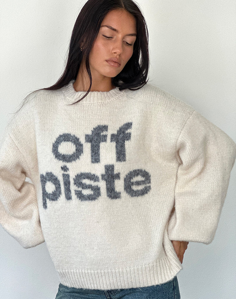 Image de Namari Jumper in Off Piste Ivory Print