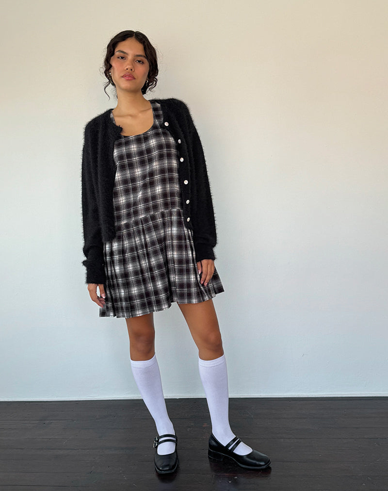 Image de Namaya Midi Dress in Black White Check