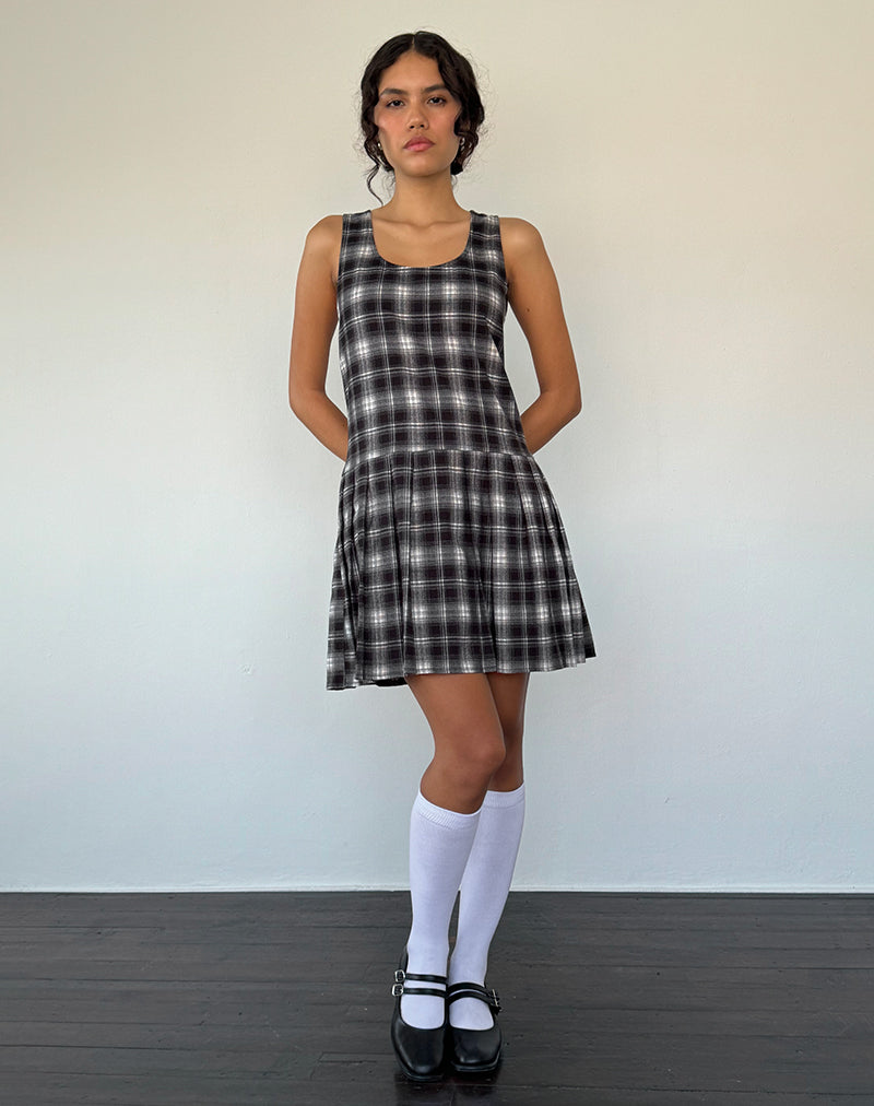 Image de Namaya Midi Dress in Black White Check