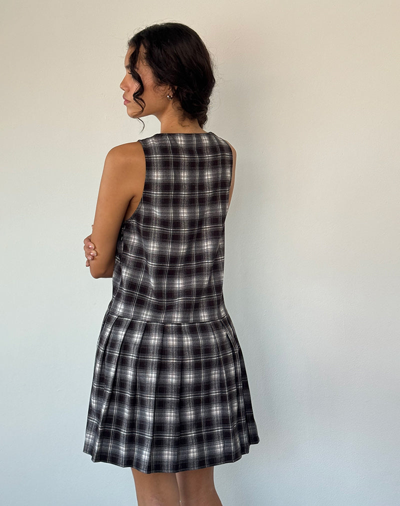 Image de Namaya Midi Dress in Black White Check