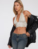 Image de Nanda Crop Top in Tonal Zebra
