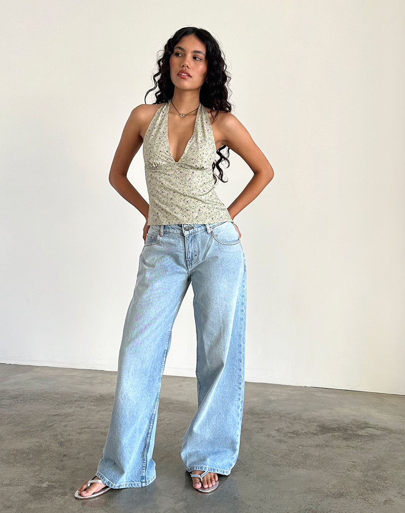 Image de Nandu Halterneck Top in Parma Violet