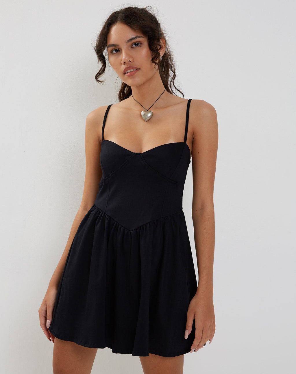 Mini robe Nanisa en noir
