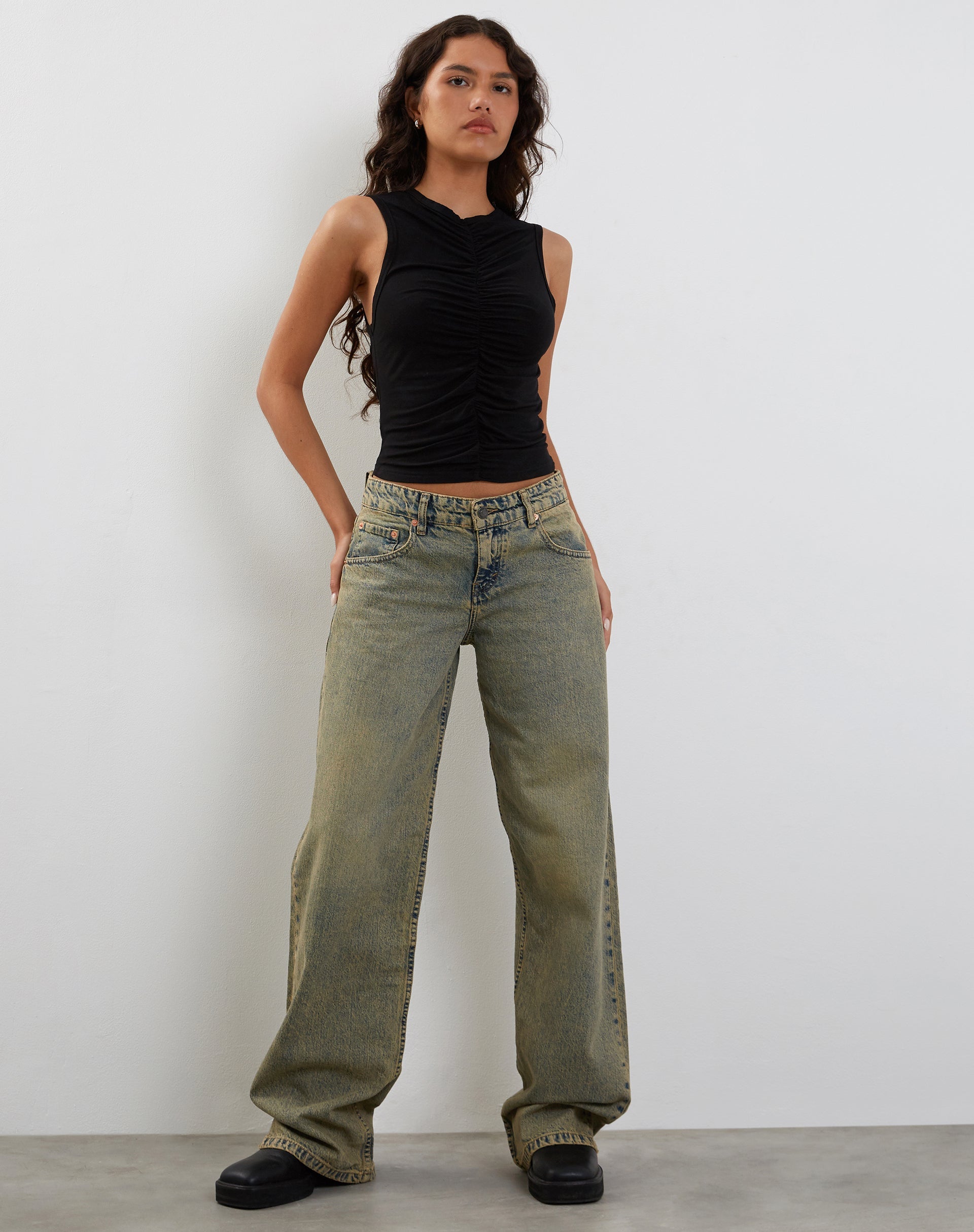 Image de Naoko Ruched Top in Black