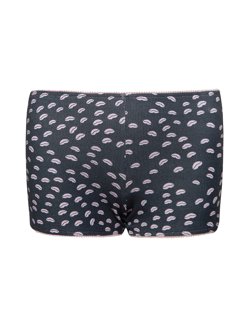 Image de Kichi Shorts in Black Micro Lips Pink