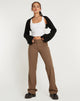 Image de Navida Trouser in Pinstripe Brown