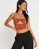 image de Neetu Crop Top in Chocolate