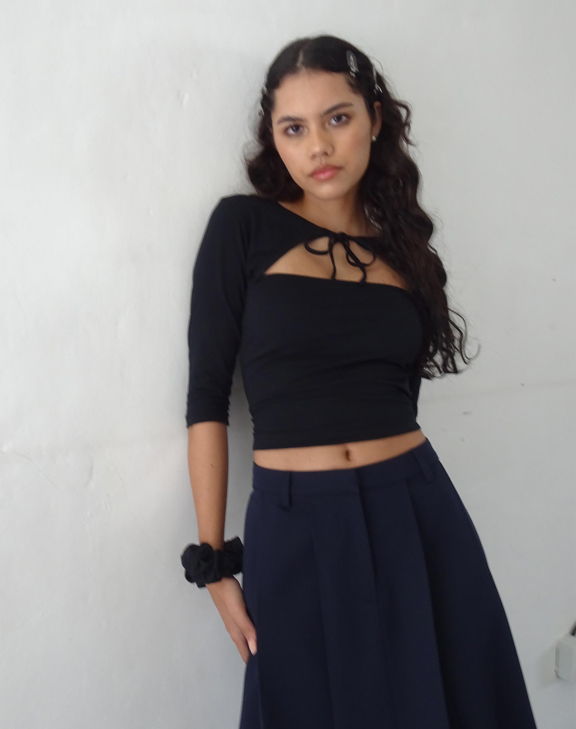 image de Neha Crop Top in Black