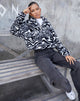Image de Nero Ring Pull Jacket in Zebra Black and White