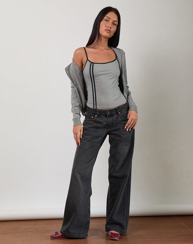 Image de la veste Nilaso en gris avec fixation Tapshoe