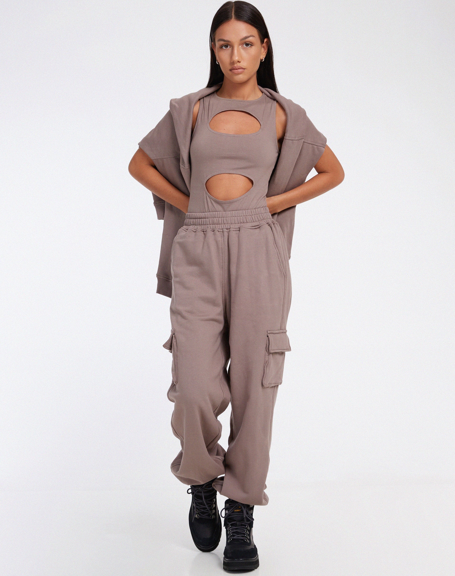 image de Pelita Jogger in Fleece Antler