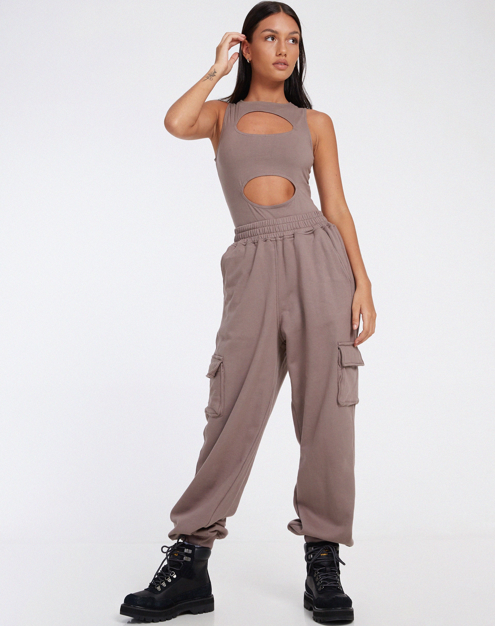 image de Pelita Jogger in Fleece Antler