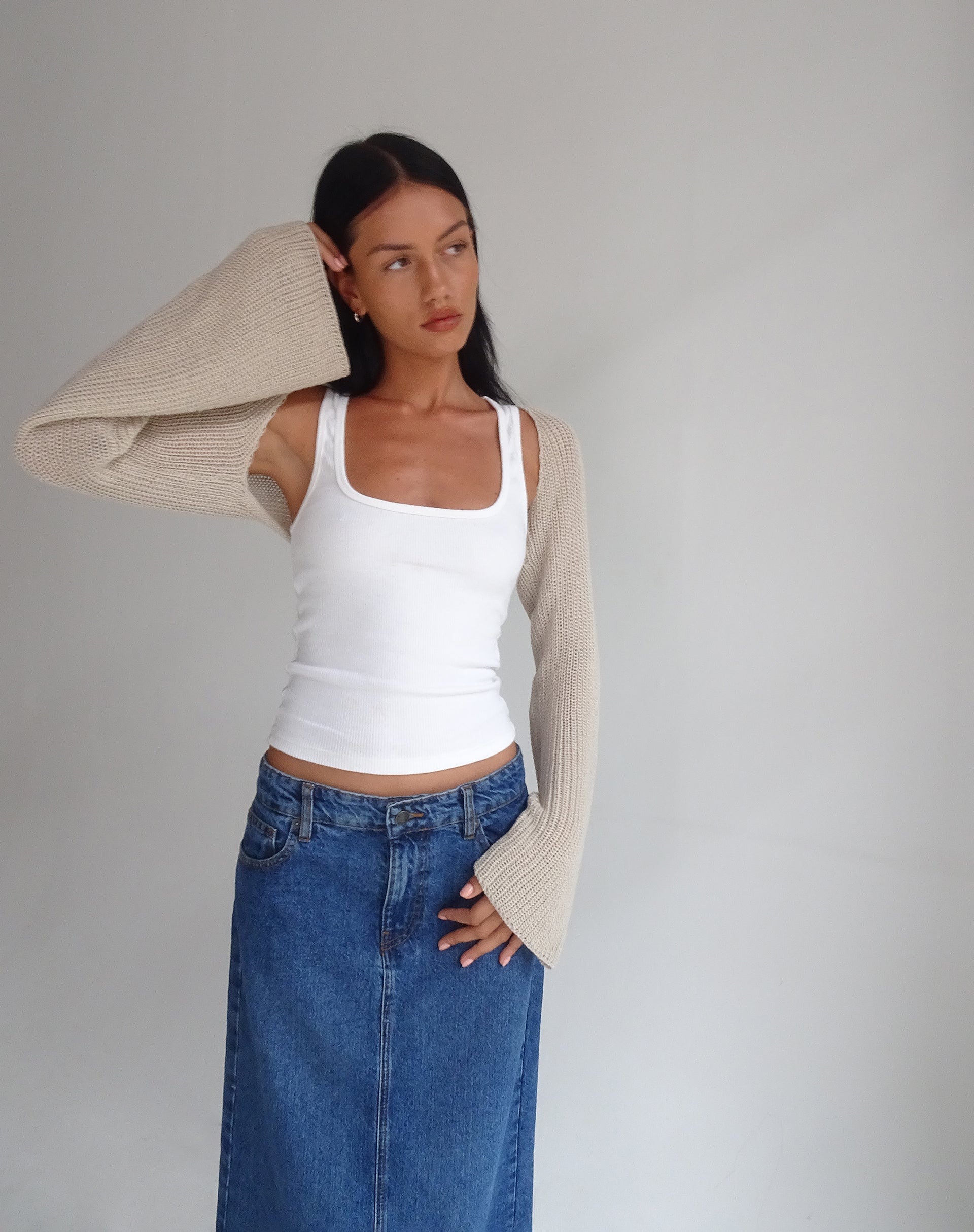 Image de Nobila Shrug Top in Natural