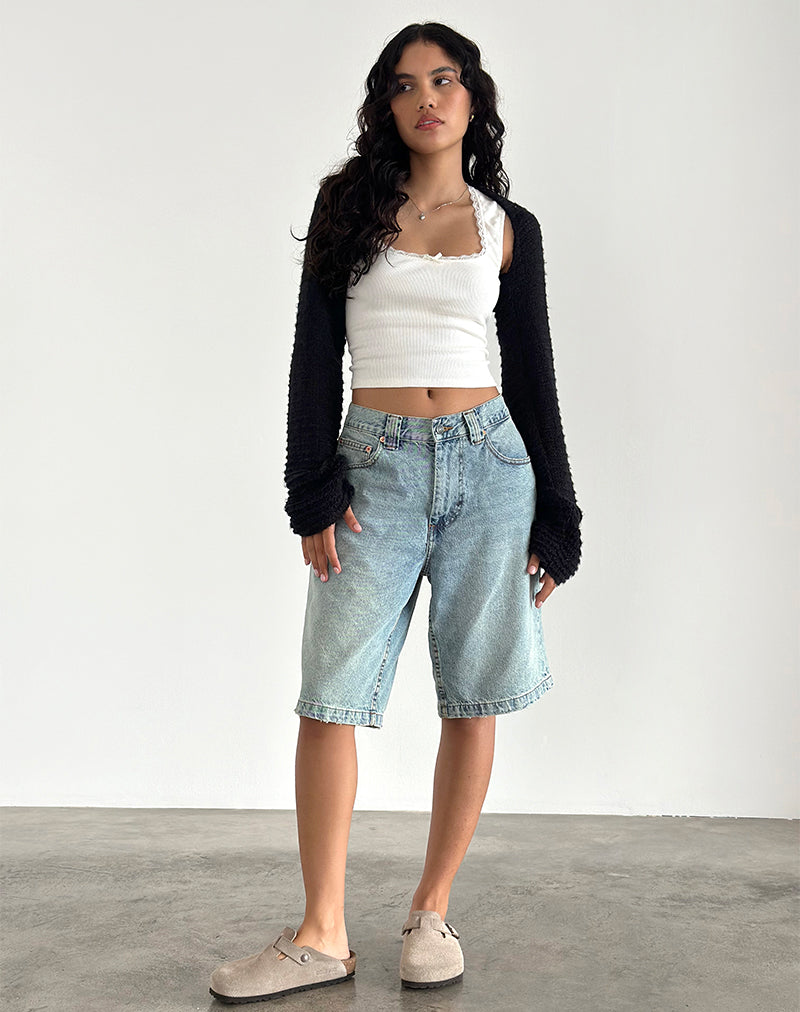 Image de Nobila Shrug Top in Black