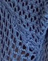 Tricot bleu tissé