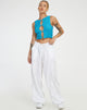 image de Nolan Crop Top in Blue