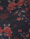 Rose aquarelle noire