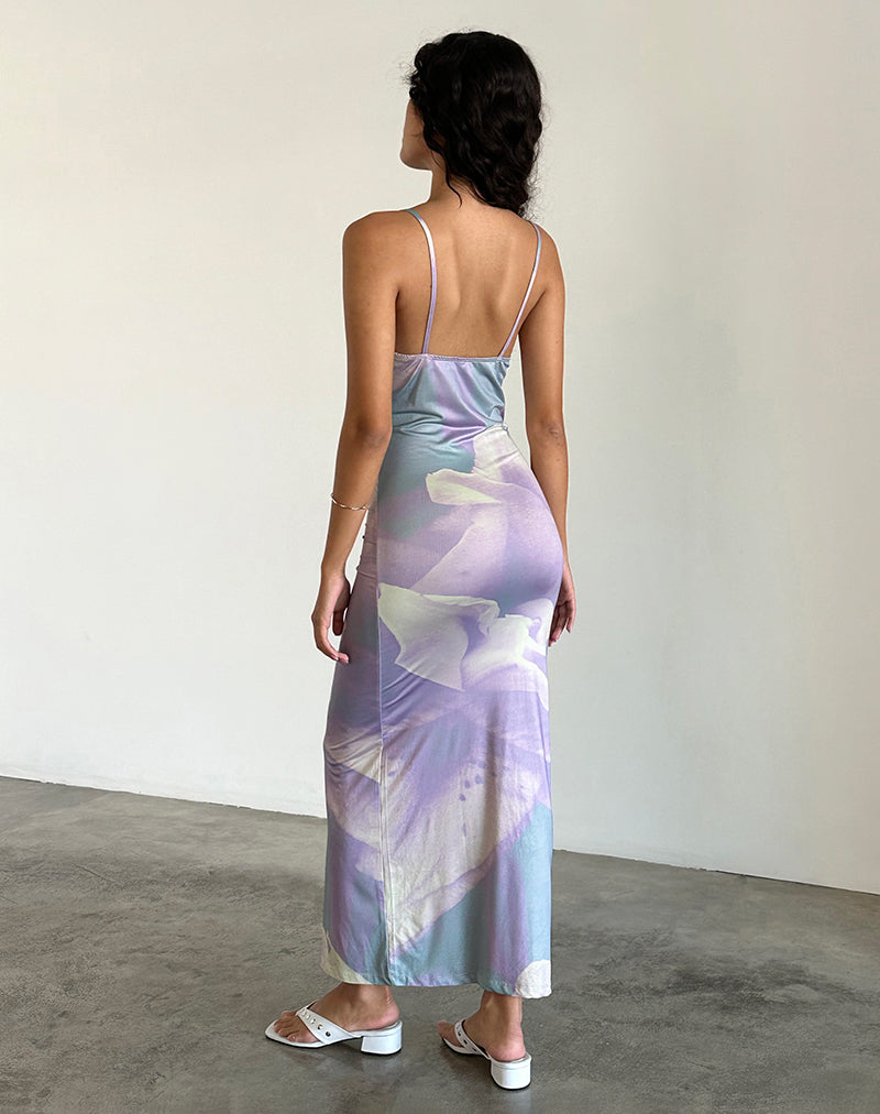 Image de Norila Cami Maxi Dress in Slinky Orchid Petals Lilac