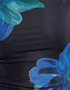 Aquarelle fleur bleue