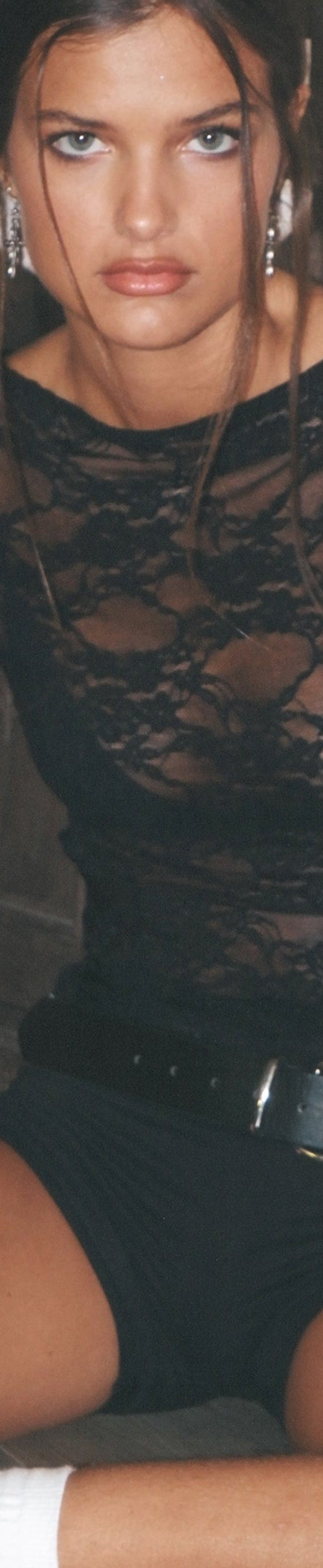 Image de Nova Unlined Lace Top in Black