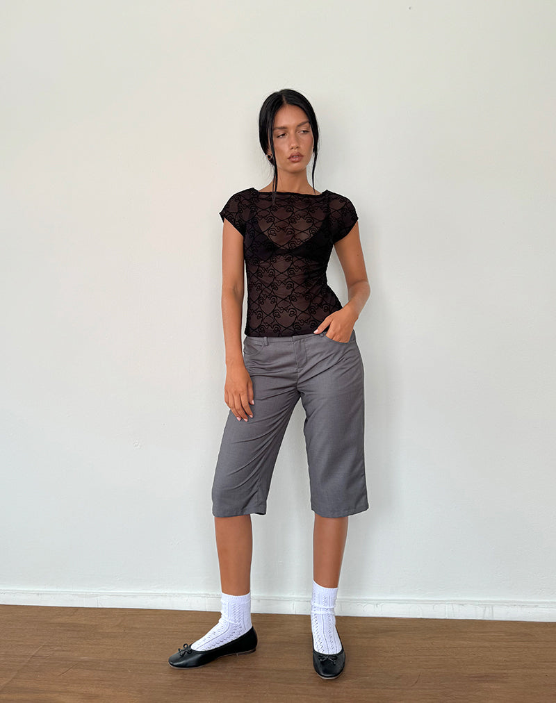 Image de Nova Top en noir Queen of Heart Flock