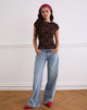 Image de Nova Top in Garden Floral Brown