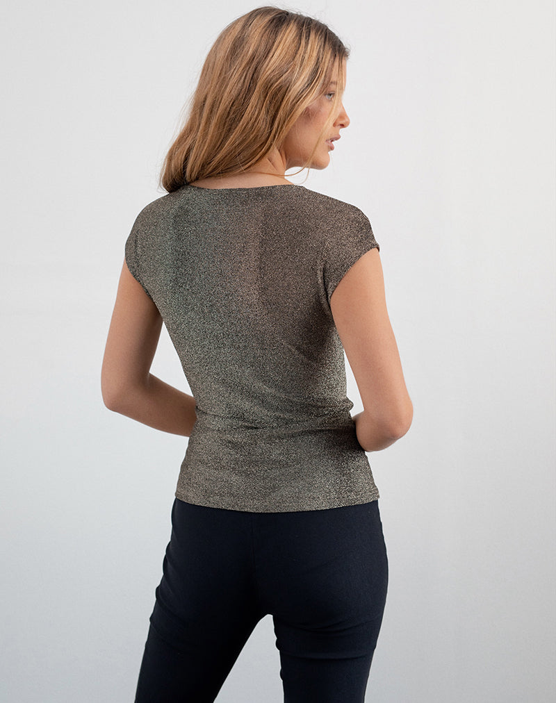 Image de Nova Top en Lurex Gold