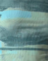 pinceau abstrait vert et bleu