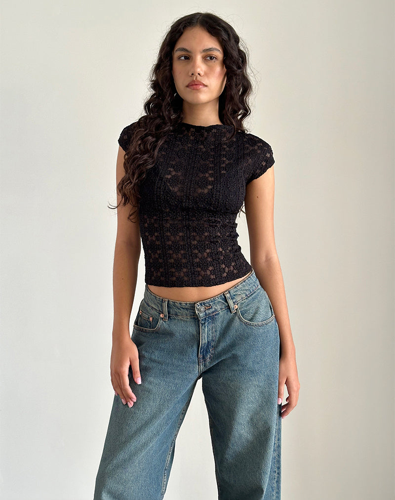 Image de Nova Top in Regal Lace Black