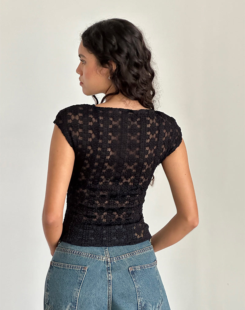 Image de Nova Top in Regal Lace Black