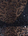 Maille pailletée Noir