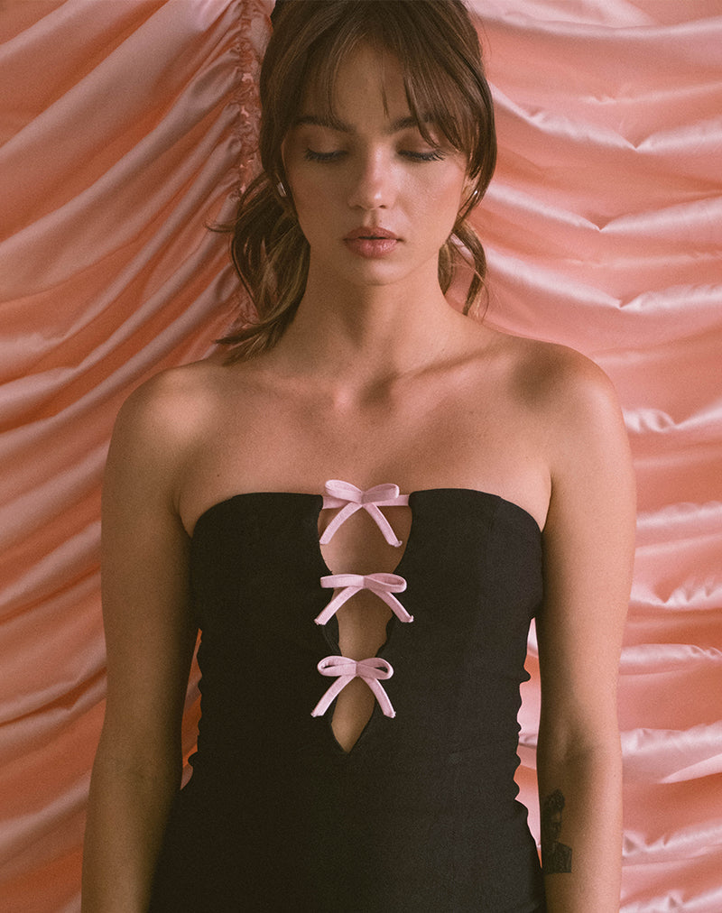 Mini robe Novara en noir