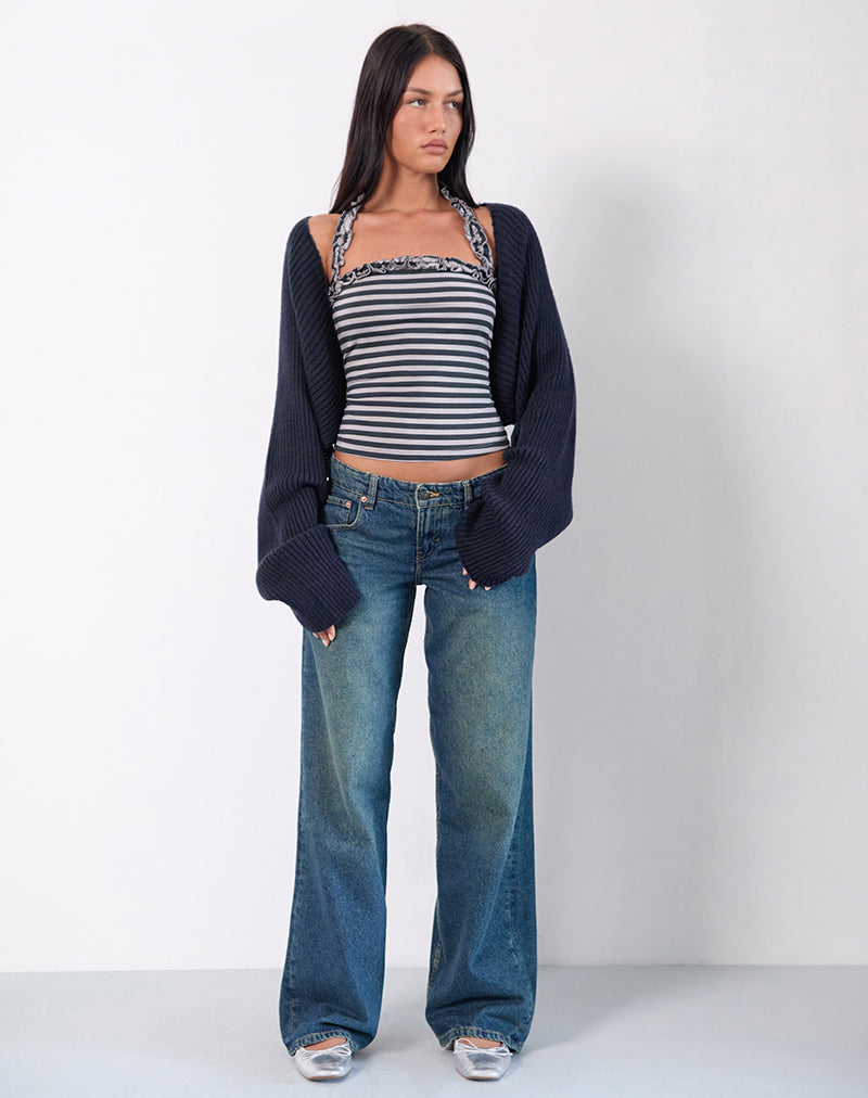 Image de Nuria Shrug in Navy