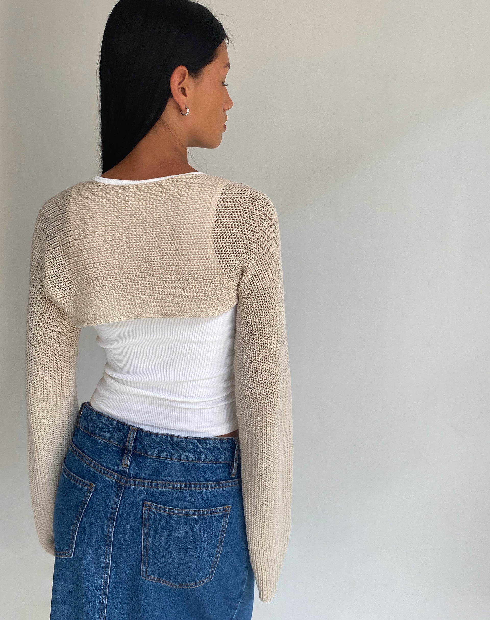 Image de Nobila Shrug Top in Natural