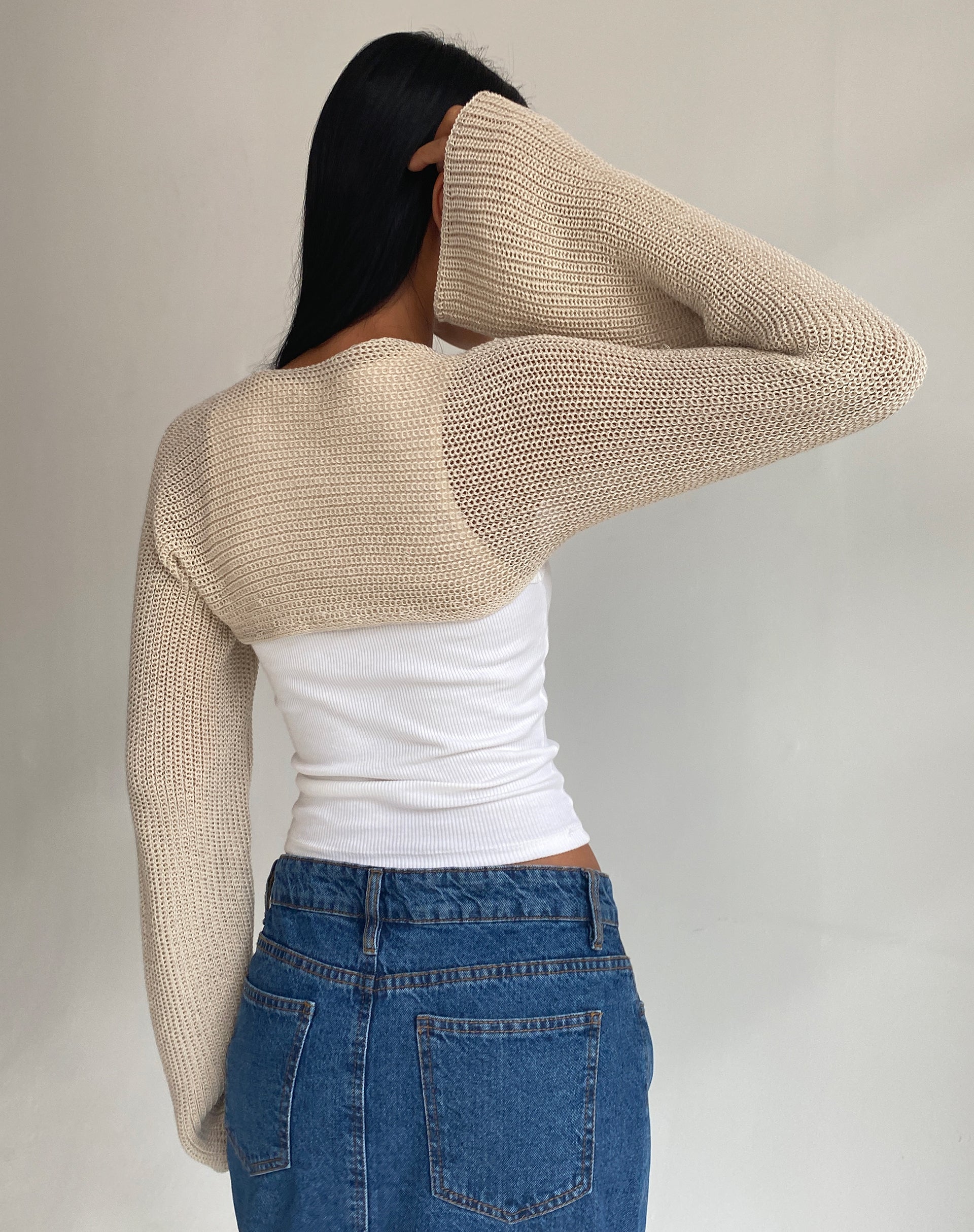 Image de Nobila Shrug Top in Natural