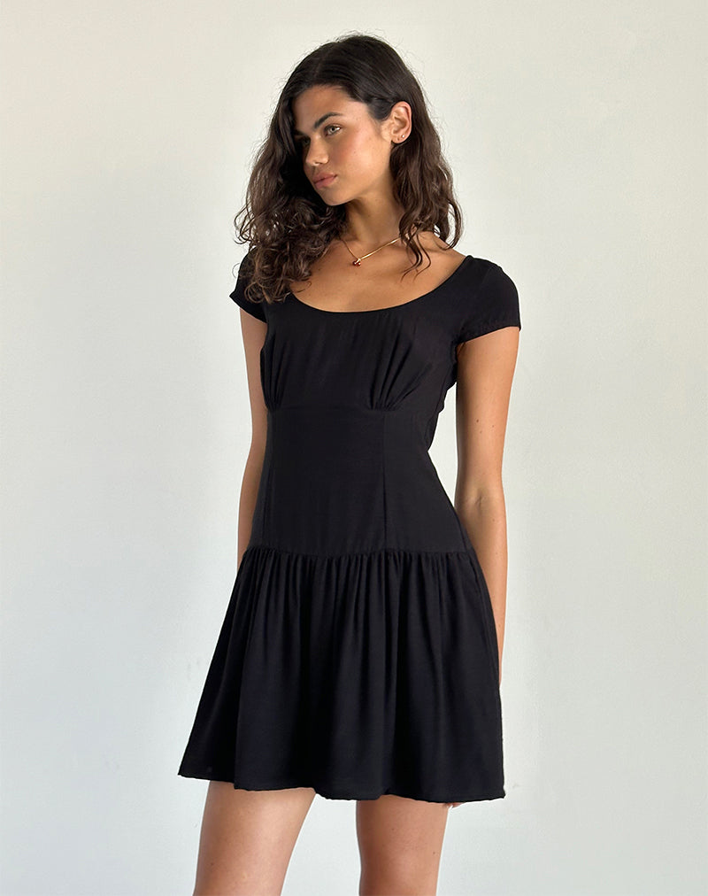 Ohayo Mini robe en noir