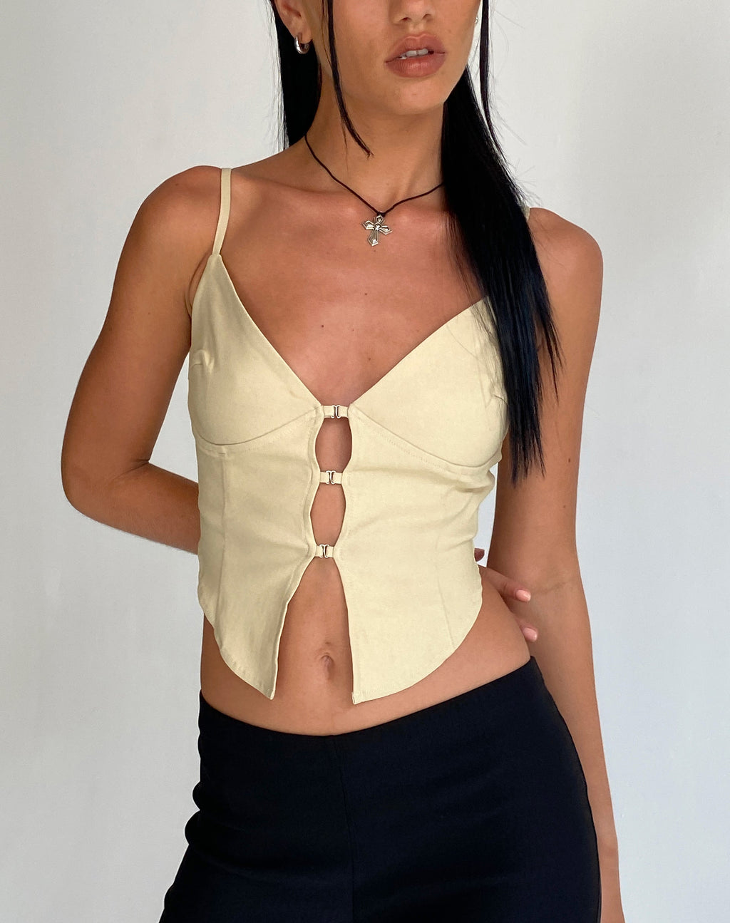 Oleta Cami Top in Cream