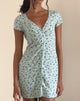 image de Omoni Dress In Pretty Petal Green