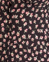Rose rouge Ditsy noir