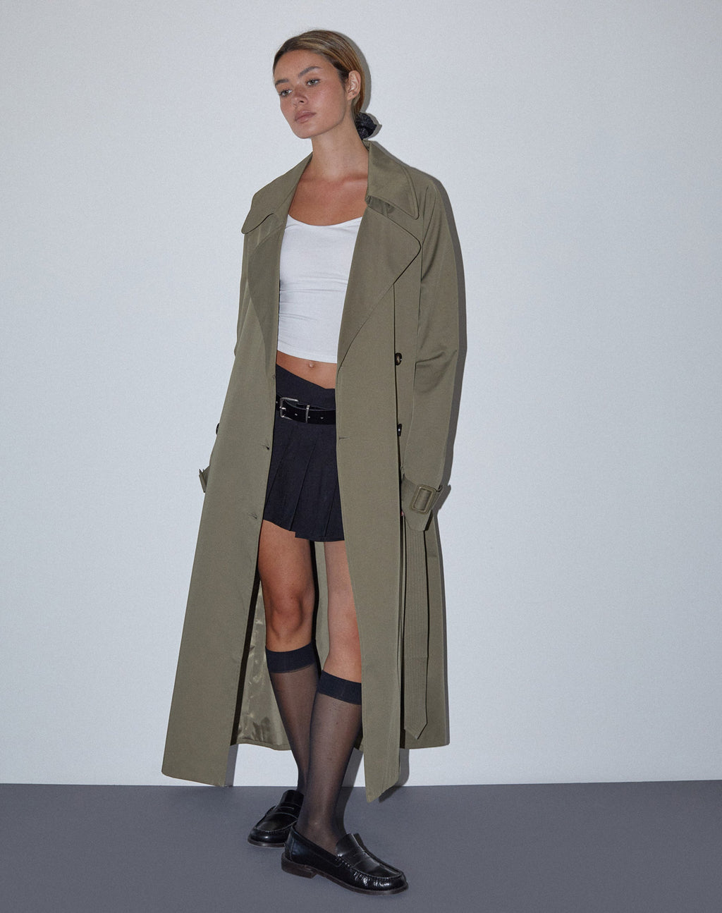 Trench Orcati en kaki