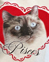 Blanc avec Poissons Motel Pet