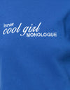 Bleu cobalt avec graphique Cool Girl